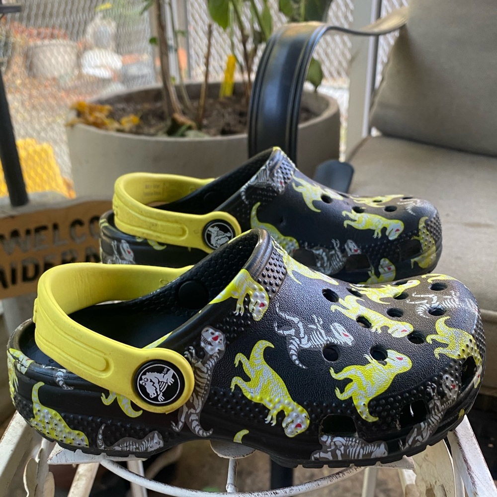 Dinosaur Toddler Crocs